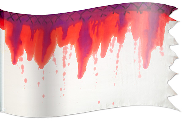 El diseño ‘La Sangre’ en seda artesanal