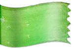 Hand painted silk: Siete pliegues del Espíritu- Verde Diseño