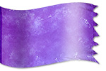 Hand painted silk: Siete pliegues del Espíritu - Violeta Diseño